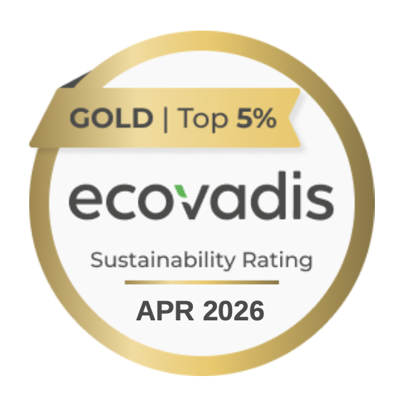 Il nostro punteggio nel rating Ecovadis continua a crescere.